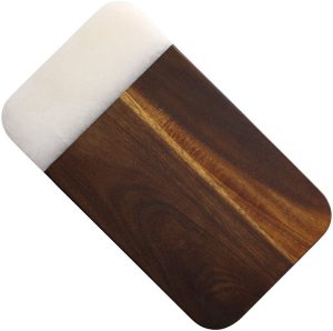 BALECO513 Baladeo Acacia Wood and Marble Cutting Board - Hybrid