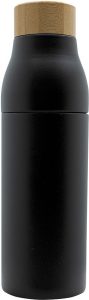 Baladeo Stainless Steel Water Bottle Black - 600ml