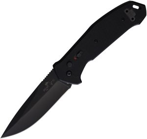BCAC561B4B Bear & Son Auto Bold Action V Black - D2 Tool Steel