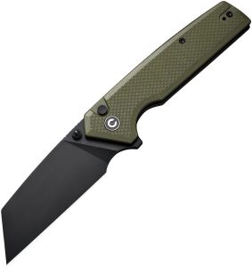 CIVC230283 Civivi Amirite Button Lock OD Green G10