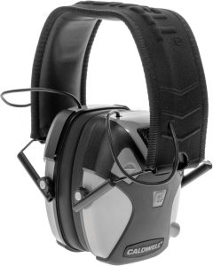 Caldwell E-Max Pro Ear Muffs Gray - 23dB NRR Electronic
