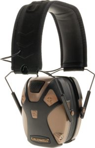 Caldwell E-Max Pro Ear Muffs FDE 23dB Hearing Protection