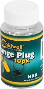 Caldwell Range Plugs with Cord 33NRR Pack of 10