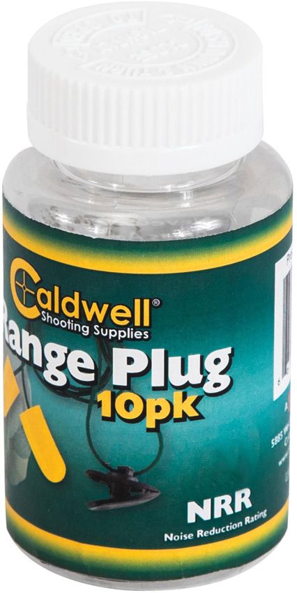 CLD568231 Caldwell Range Plugs with Cord 33NRR Pack of 10