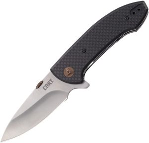 CR4620 CRKT Avant Linerlock Drop Point - Carbon Fiber Handle