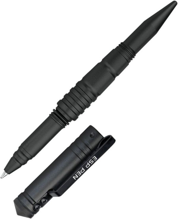 ESPKBT02B EURO SECURITY PRODUCTS Tactical Pen Black Glass Breaker EDC
