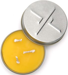 Exotac candleTIN Emergency Slow Burn Beeswax Candle