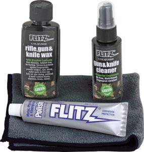 Flitz Gun Knife Care Kit 4-Piece Maintenance Set