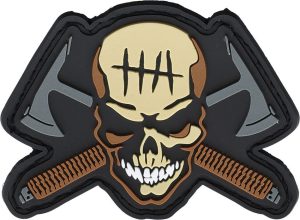 HHAP2012 Hardcore Hardware Australia Skull/Axe Velcro Patch
