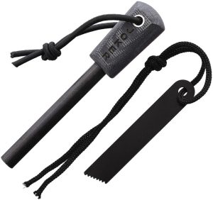 JKRPD01 Joker Firesteel Micarta Fire Starter - Black Canvas