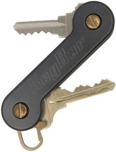 KBR247 KeyBar Titanium Midnight Gray Key Organizer Clip