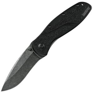 KS1670BW Kershaw Blur Linerlock Assisted Folding Knife BlackWash 14C28N