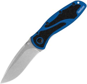 KS1670NBMAG Kershaw Blur Linerlock MagnaCut Folding Knife Assisted Blue