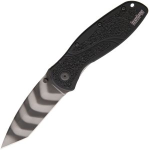 KS1670TTS Kershaw Blur Tiger Striped Assisted Opening Folding Knife
