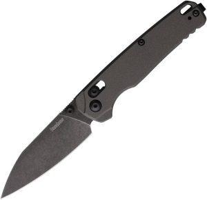 KS6105GRYBW Kershaw Bel Air Gray Folding Knife MagnaCut Blackwash Blade