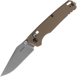 KS6106FDE Kershaw Bel Air DuraLock Folding Knife CPM MagnaCut Stonewash