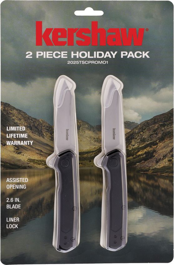 KS7017 Kershaw 2pc Holiday Pack Linerlock A/O