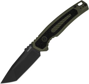KS7105OLBLK Kershaw Auto Launch 16 OD Green Tanto Automatic