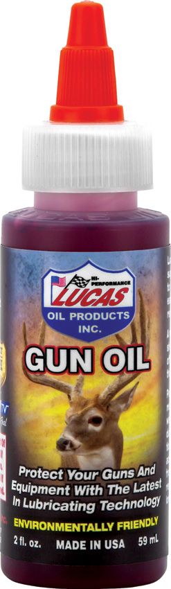 LO10006 Lucas Oil Gun Oil 2oz - All-Purpose Lubricant