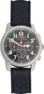German Air Force Chronograph Black Face Quartz Watch