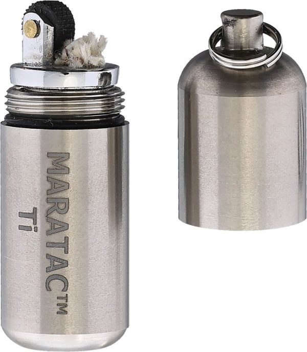 MAR041 Maratac Titanium Peanut Lighter - Removable Insert