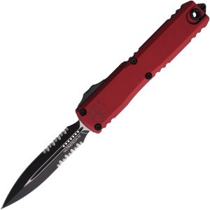 MCT112242MR Microtech Ultratech Gen IV Serrated Auto OTF - Merlot