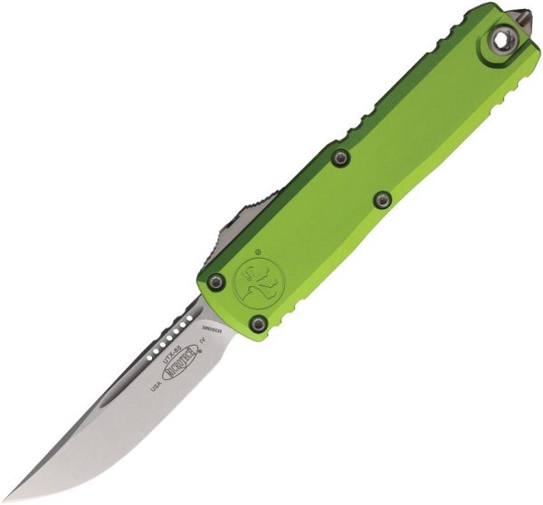 Microtech UTX-85 Gen IV Auto OTF - Neon Green Stonewash