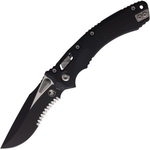 MCT16386 Microtech Amphibian S/E 137RL Ram-Lok Black Serrated