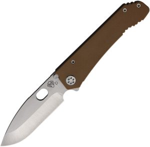 MD002DTQ09TM Medford Deployment Framelock D2 Folding Knife Coyote Brown