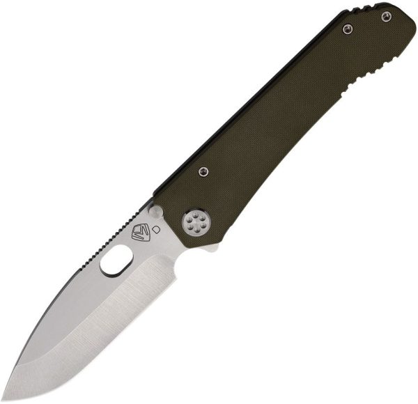 Medford Deployment Framelock OD Green D2 Folding Knife USA