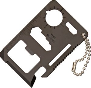 Miscellaneous Survival Card Multi-Tool - Black Stainless