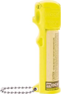 MSI80728 Mace Personal Pepper Spray Yellow - Keychain Compact