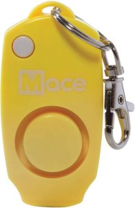 MSI80732 Mace Personal Alarm Yellow - 130dB with Whistle