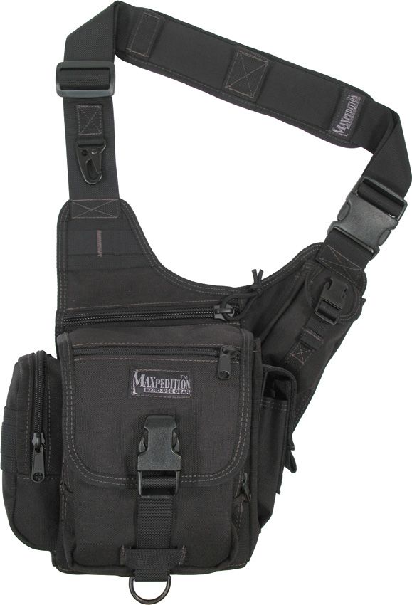 MX403B Maxpedition Fatboy Versipack Black Tactical Shoulder Sling Pack