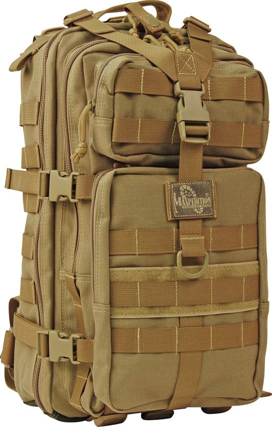 MX513K Maxpedition Falcon II Hydration Backpack 25L Khaki Tactical Day Pack