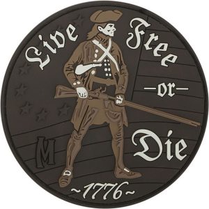 MXLFODA Maxpedition Live Free or Die Patch ARID