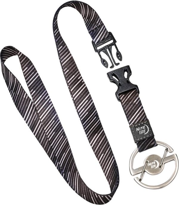 Nite Ize Medallion Key Lanyard - Stainless Carabiner