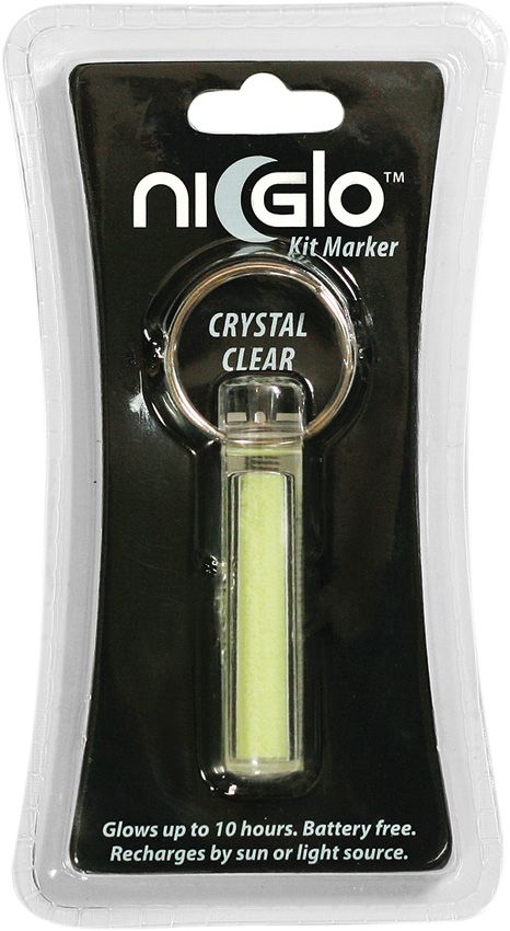 NG91500 Ni-Glo Solar Gear Marker Clear - Battery-Free Keychain