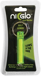 Ni-Glo Solar Gear Marker Sour Lemon - Glow Keychain