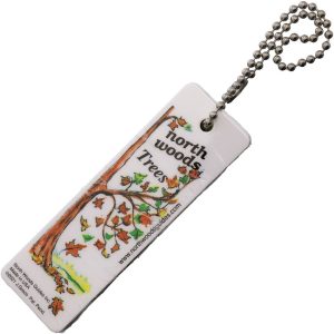 North Woods Field Guides Tree Field Guide - Weatherproof Lanyard Tag