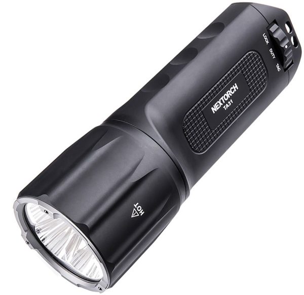 Nextorch TA31 Tactical Flashlight 6000 Lumens Black EDC