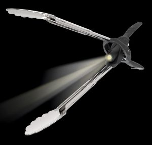 Outdoor Edge Grill Beam Tongs - Extendable LED