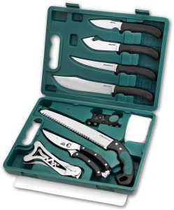 Outdoor Edge Game Pro Processing Kit 8pc 420J2 Stainless Fixed Blade