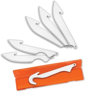 Outdoor Edge Combo Blade 6pk - Drop Point Caping Guthook