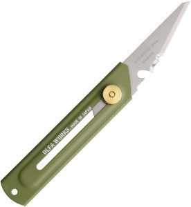 OLFA WORKS Utility Camp Knife OD - Compact