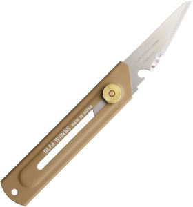 OLFA WORKS Utility Camp Knife Sand - Compact