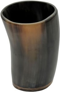 PA230982 India Made Viking Grog Cup - Horn 3.5 inches
