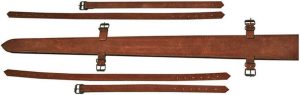 PA660231 Brown Suede Sword Sheath - 31 inch Capacity