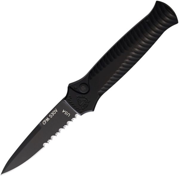 Piranha Auto Miniguard Spear Point Serrated
