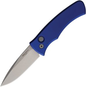 PTKDUKE2101BLUE Pro Tech Auto Duke 2 Blue Anodized - MagnaCut